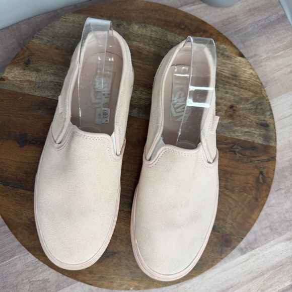 Vans Slip-On Platform Sneaker - Pink Suede - Picture 8 of 8